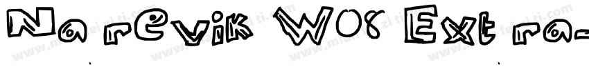 Narevik W08 Extra字体转换
